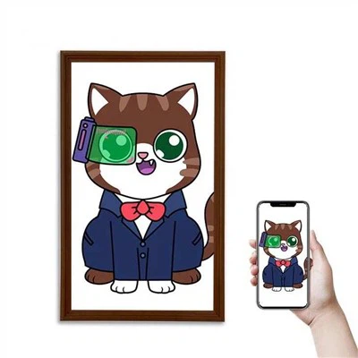 Digitale fotolijst NFT-display